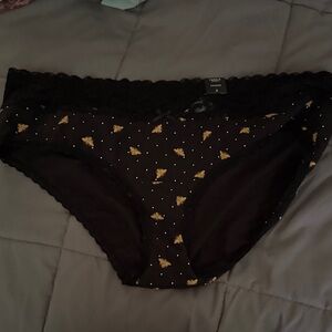Torrid Black Lace Trim Hipster Panties